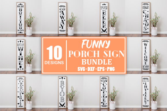Funny Porch Sign Bundle: A Designer Review