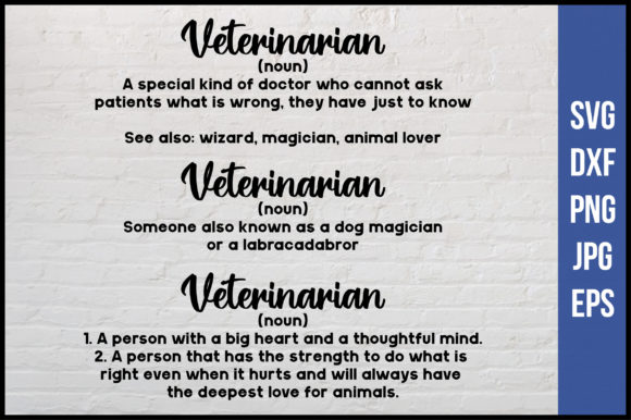 Funny Veterinarian Definitions: A Designer Review