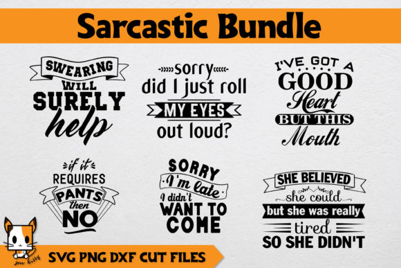 Sarcastic Bundle Funny Sayings 6 T-Shirt Designs Review