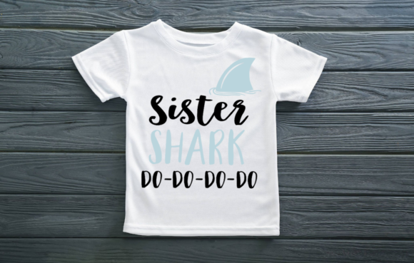 Sister Shark Do-Do-Do-Do Fin Only Svg Review